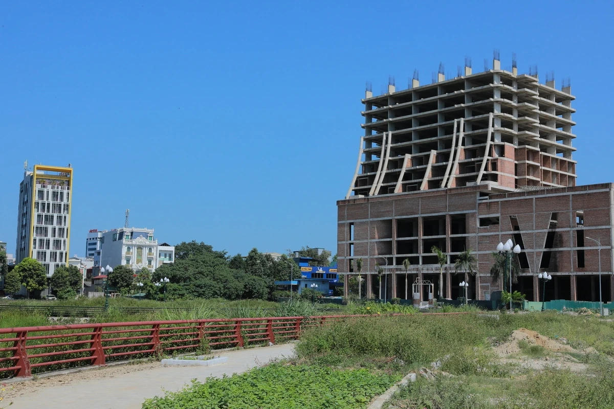 Một trong những dự án chậm tiến độ tại Thanh Hóa.