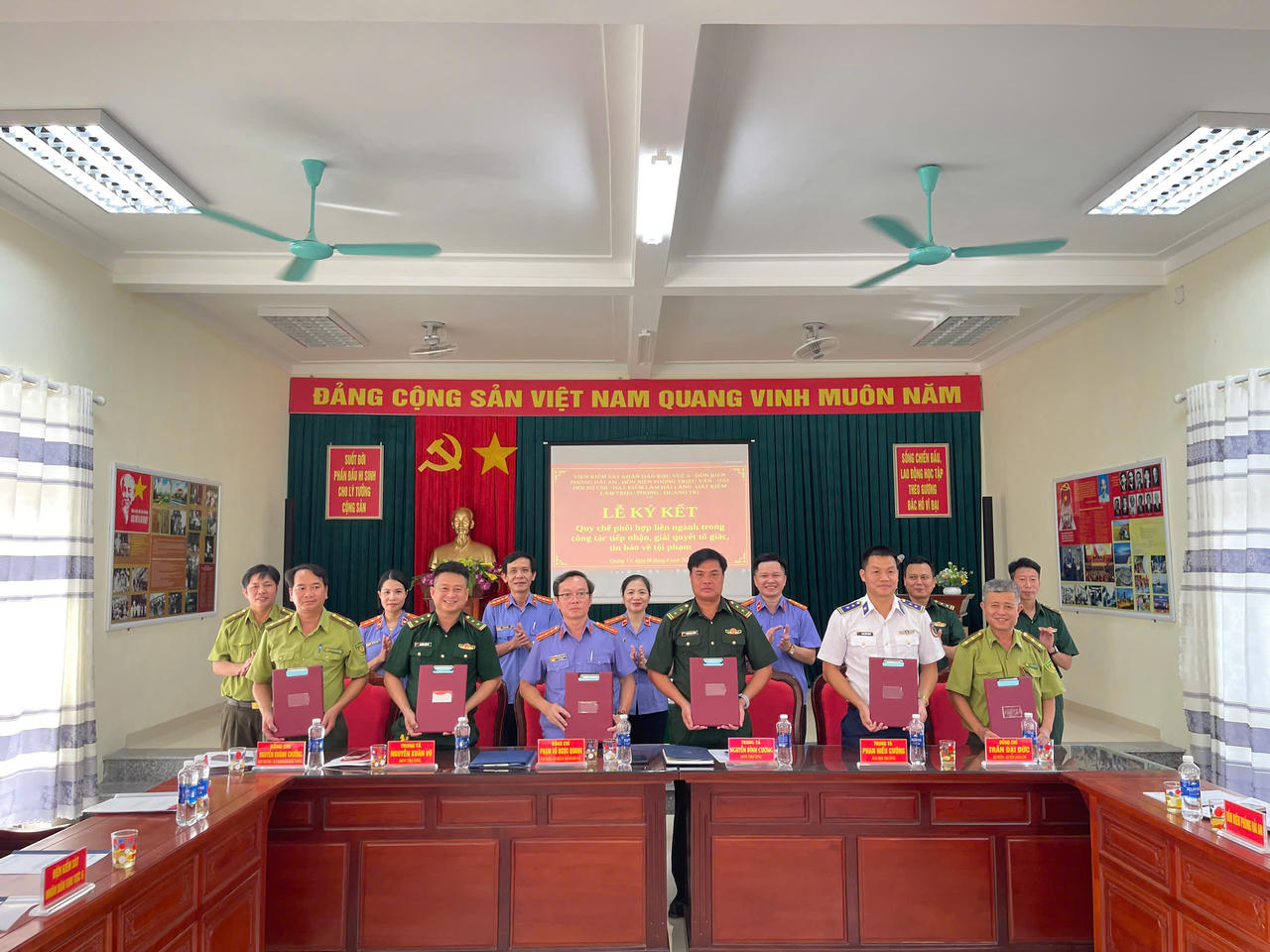 Quảng Trị Ký kết Quy chế phối hợp liên ngành trong công tác phòng chống tội phạm