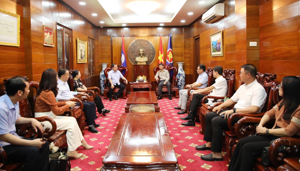 Quang cảnh buổi tiếp.