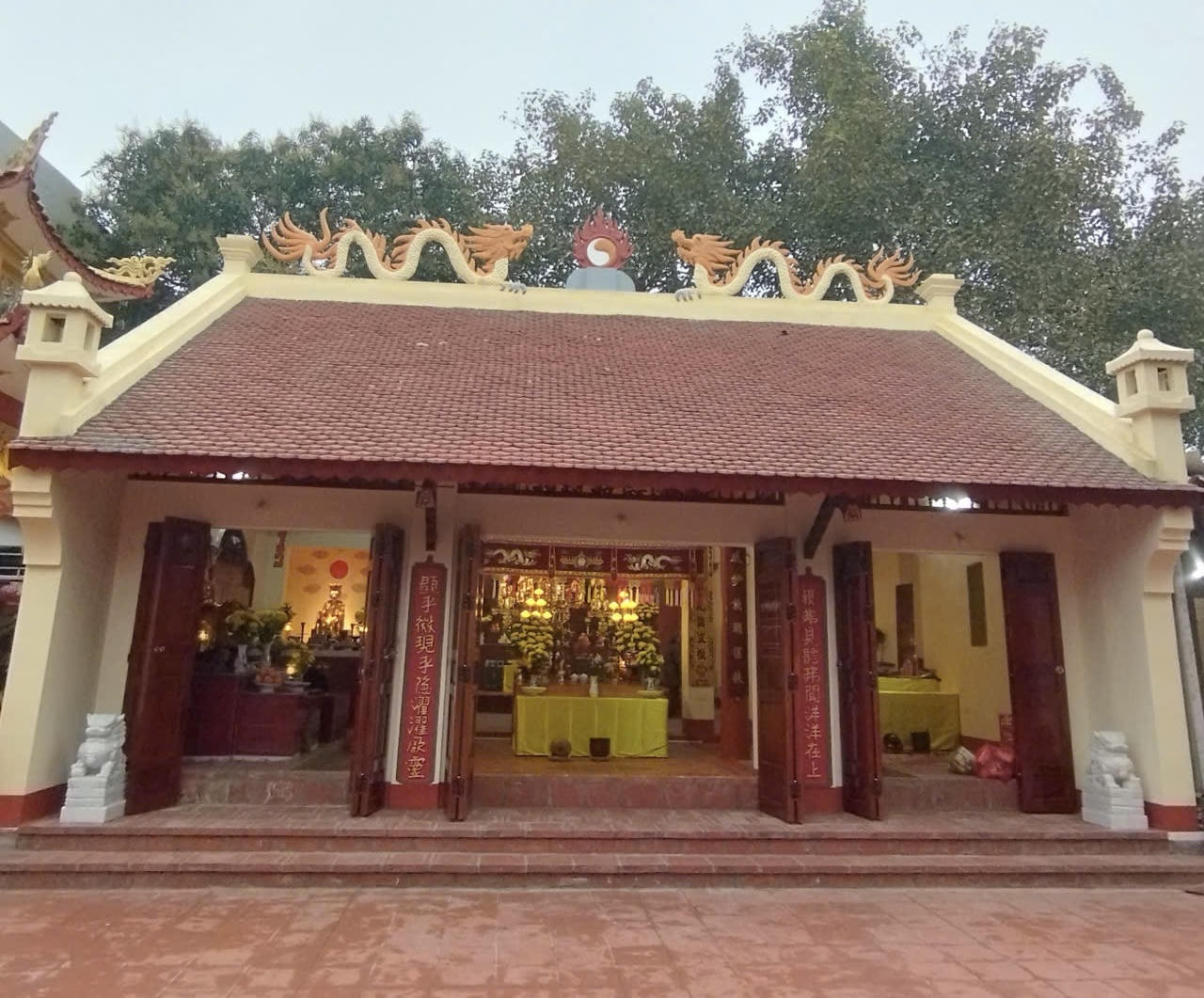 Di tích Chùa Trùng Quang.(Ảnh: PMX)