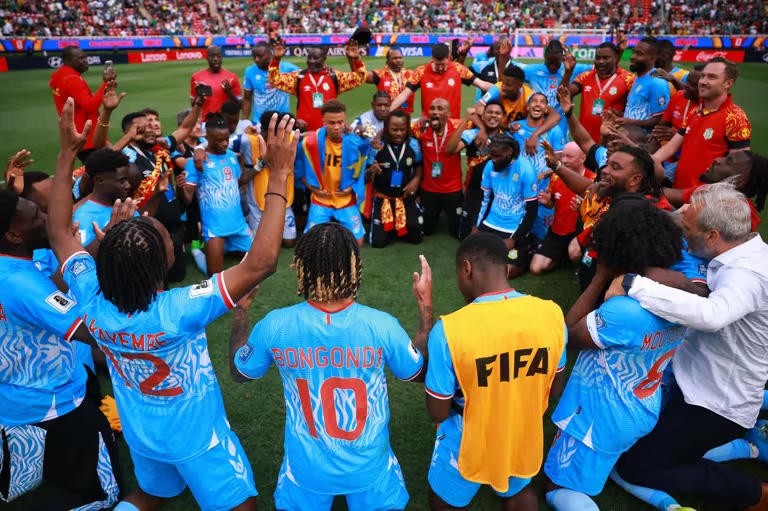 Niềm vui của đội tuyển Congo khi giành vé dự World Cup 2026 (Ảnh FIFA)