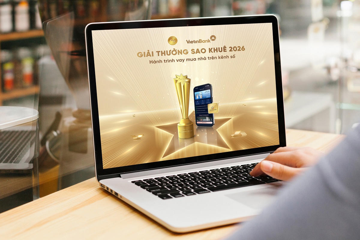 'Hành trình vay mua nhà trên kênh số' của VietinBank được vinh danh tại Sao Khuê 2026