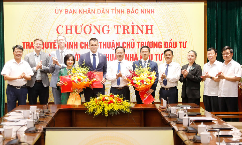 Bắc Ninh trao quyết định đầu tư 2 dự án điện gió hơn 6.000 tỷ đồng