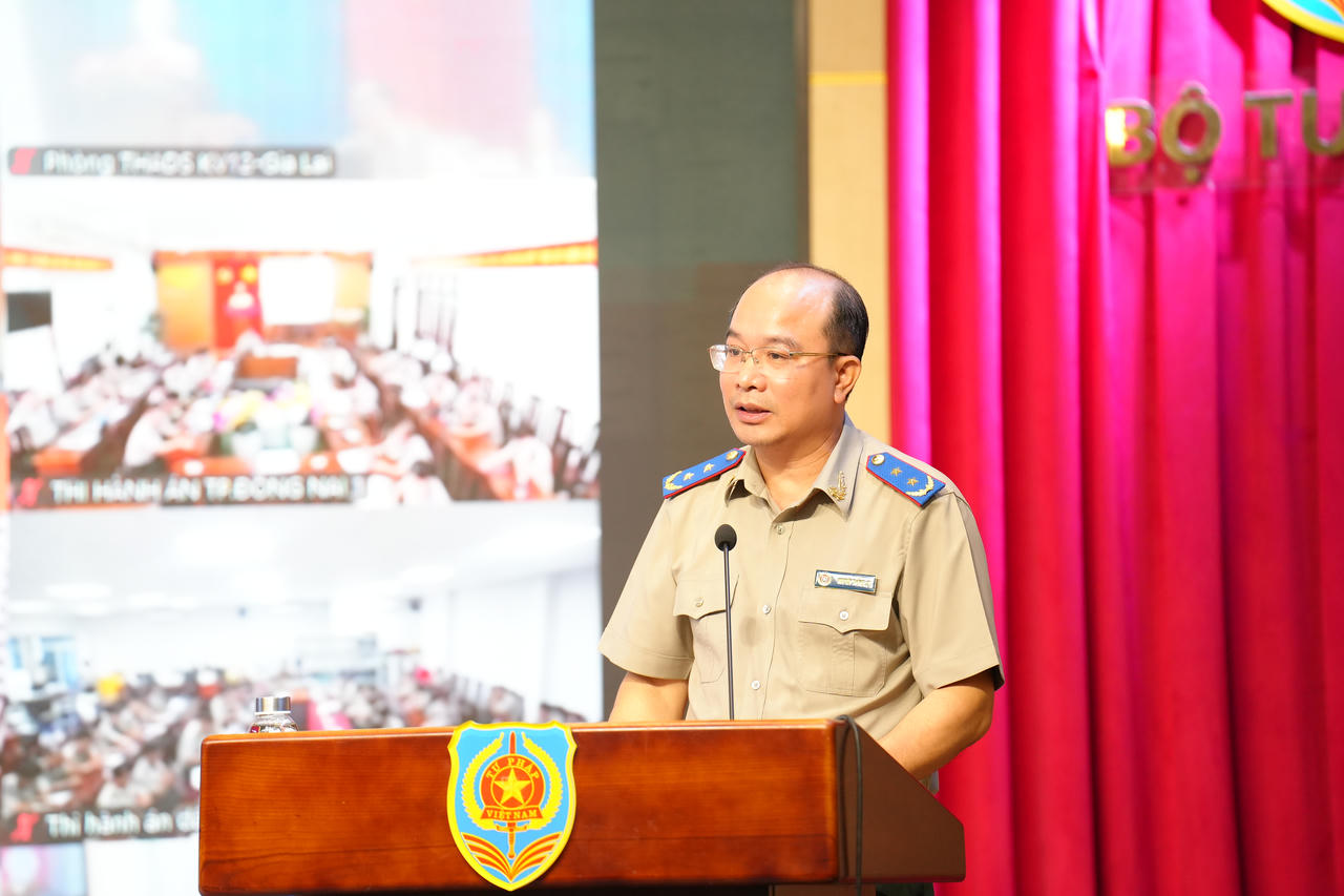 Ông Nguyễn Thắng Lợi, Cục trưởng Cục Quản lý THADS phát biểu tại Hội nghị.&nbsp;