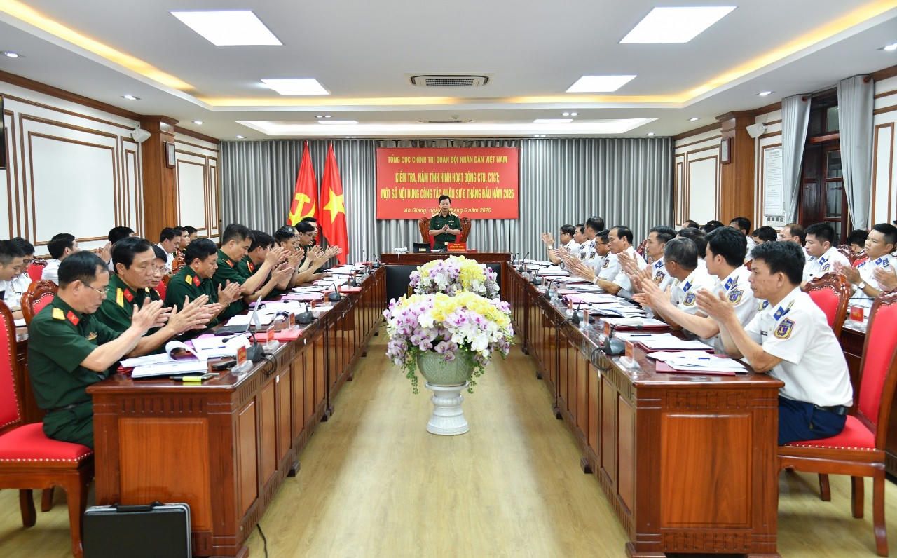Quang cảnh Hội nghị kết luận kiểm tra.