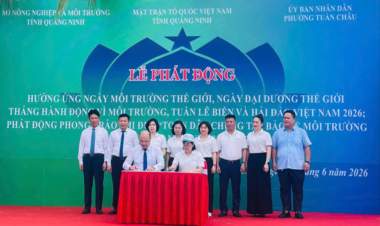 Đồng loạt phát động hưởng ứng các hoạt động về môi trường tại Quảng Ninh 