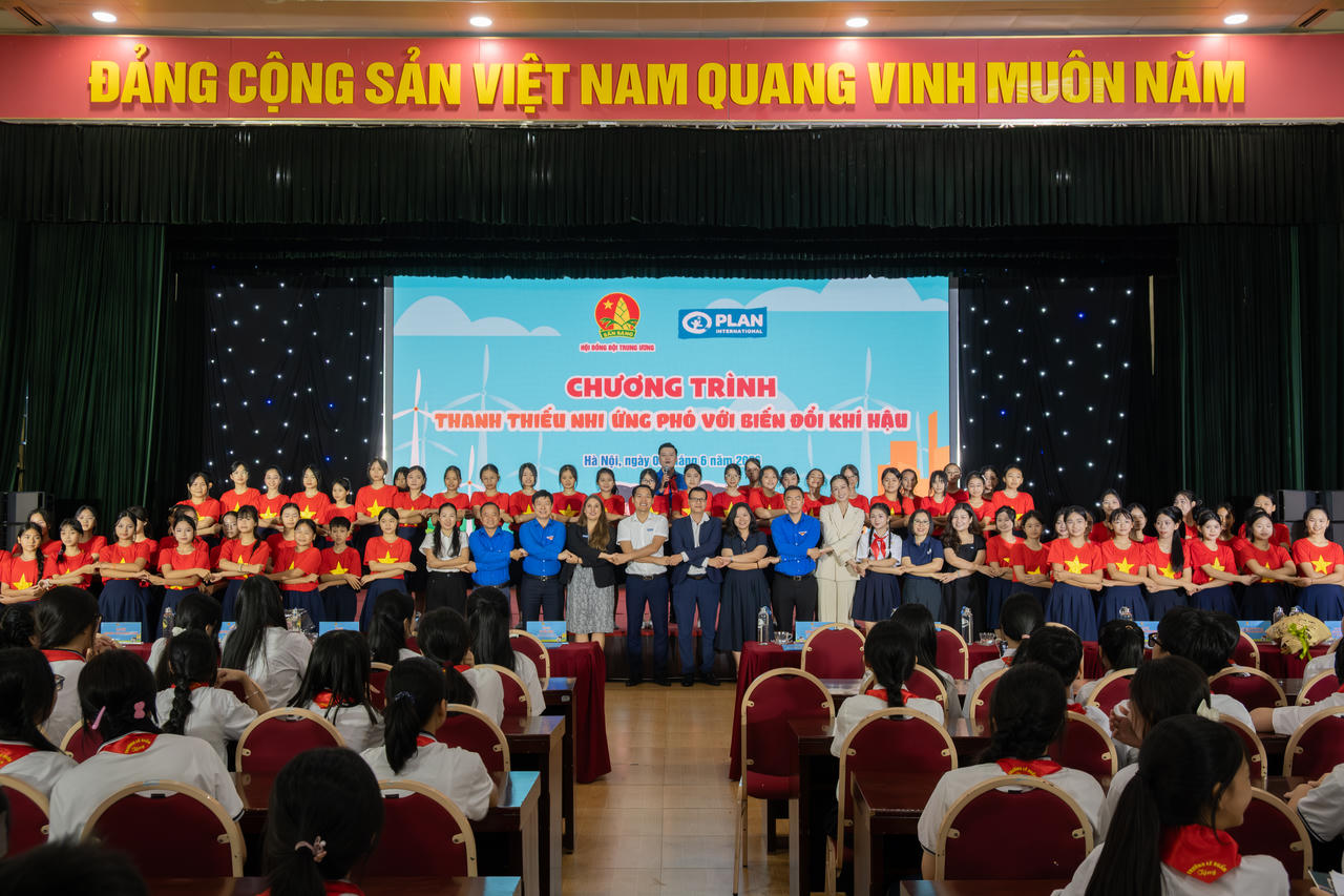 Trao quyền và đồng hành để thanh thiếu nhi trở thành người tiên phong ứng phó với biến đổi khí hậu
