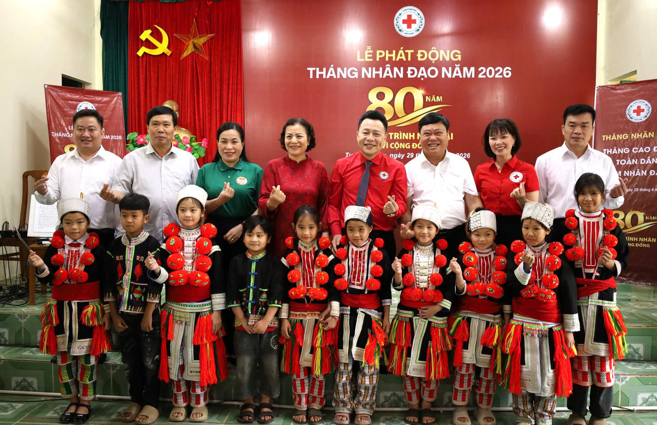 Tháng Nhân đạo 2026 tại Tuyên Quang được khai mạc từ cuối tháng 4/2026. (Ảnh: CTV)