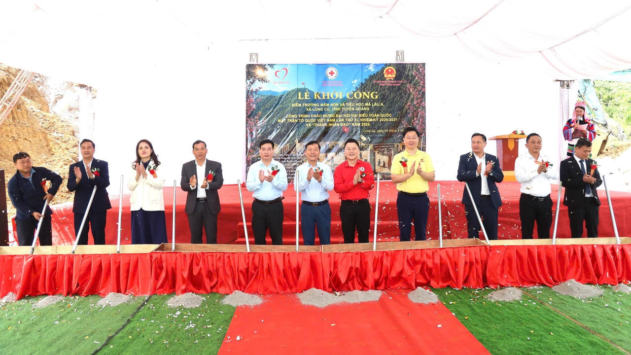 Hơn 11,6 tỷ đồng hỗ trợ xây dựng Điểm trường thôn Má Lầu A, thuộc Trường Mầm non Ma Lé và Trường Tiểu học Ma Lé, xã Lũng Cú. (Ảnh: CTV)