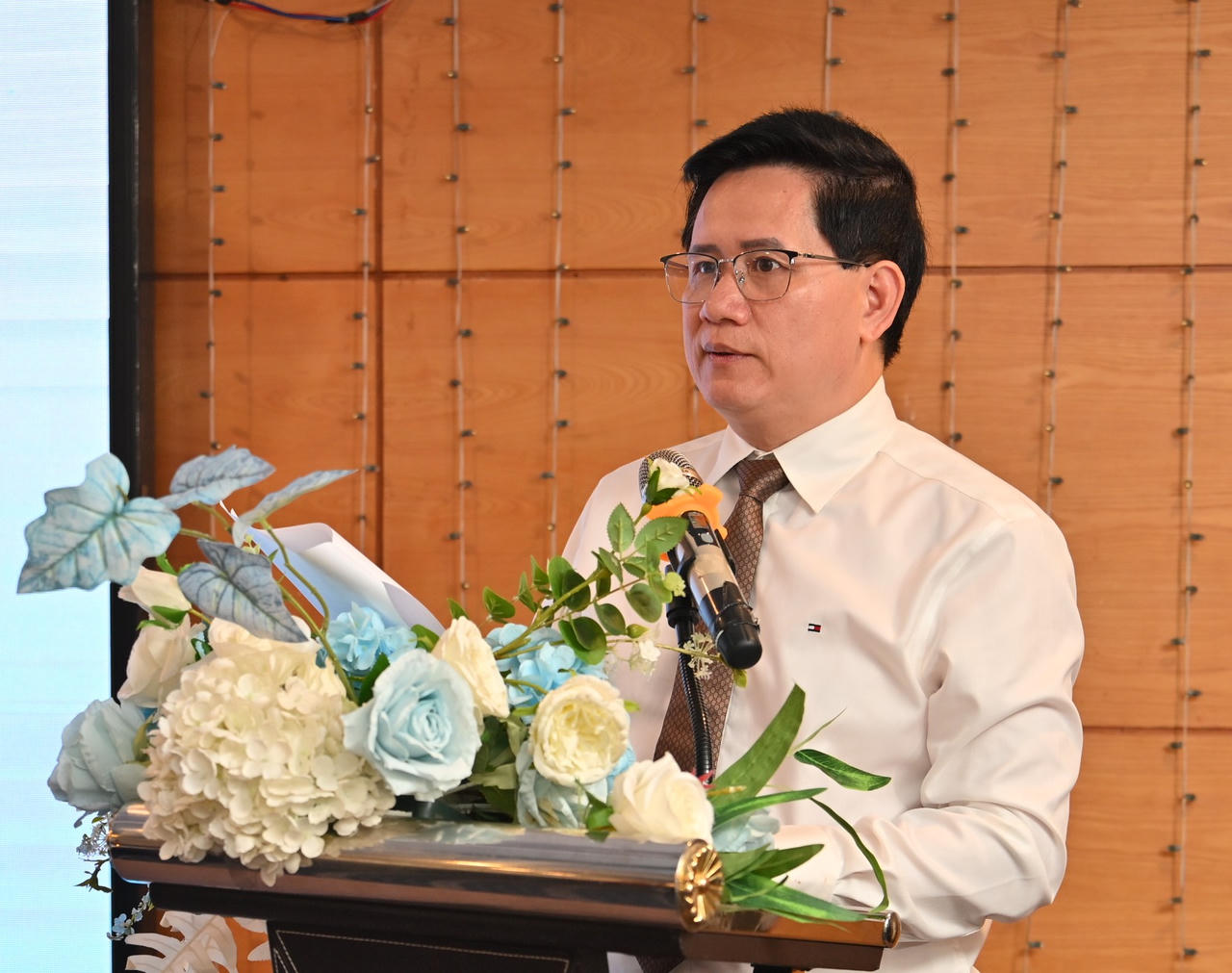 Ông Nguyễn Hữu Huyên – Vụ trưởng Vụ Hợp tác quốc tế phát biểu khai mạc.