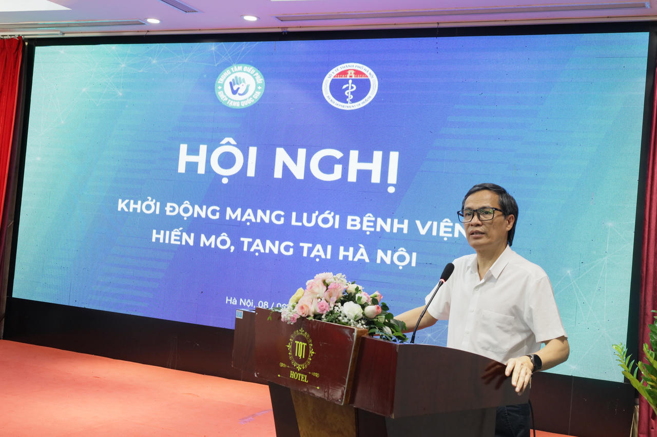 PGS.TS Đồng Văn Hệ - Giám đốc Trung tâm Điều phối ghép tạng Quốc gia kỳ vọng&nbsp;Hà Nội sẽ trở thành một hình mẫu đầu tiên của cả nước về phát triển mạng lưới bệnh viện hiến mô, tạng.&nbsp;