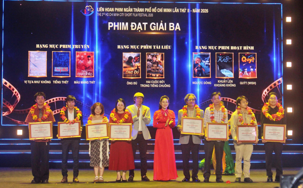Liên hoan phim ngắn TP HCM lần thứ 2 bế mạc, vinh danh thế hệ làm phim trẻ

