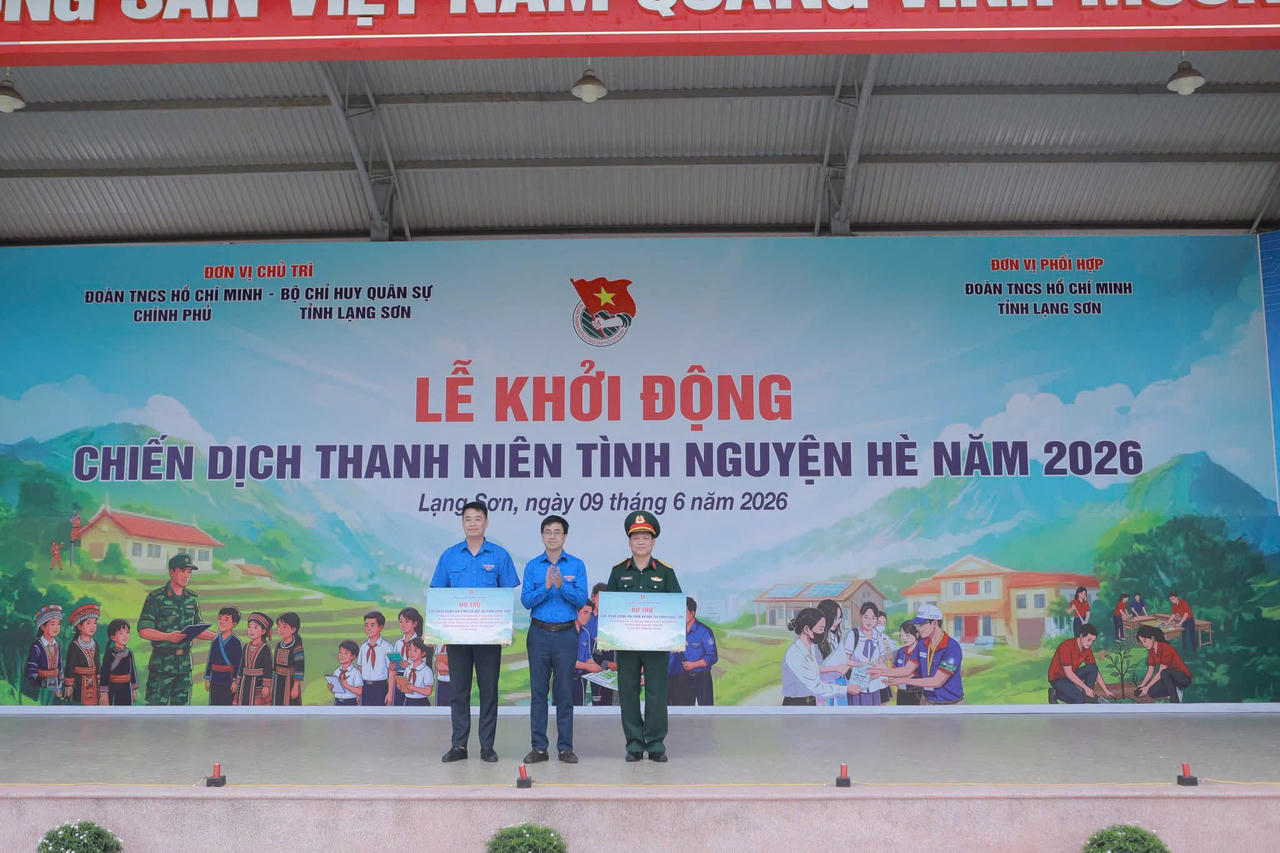 Tuổi trẻ Chính phủ khởi động Chiến dịch tình nguyện Hè 2026 tại Lạng Sơn