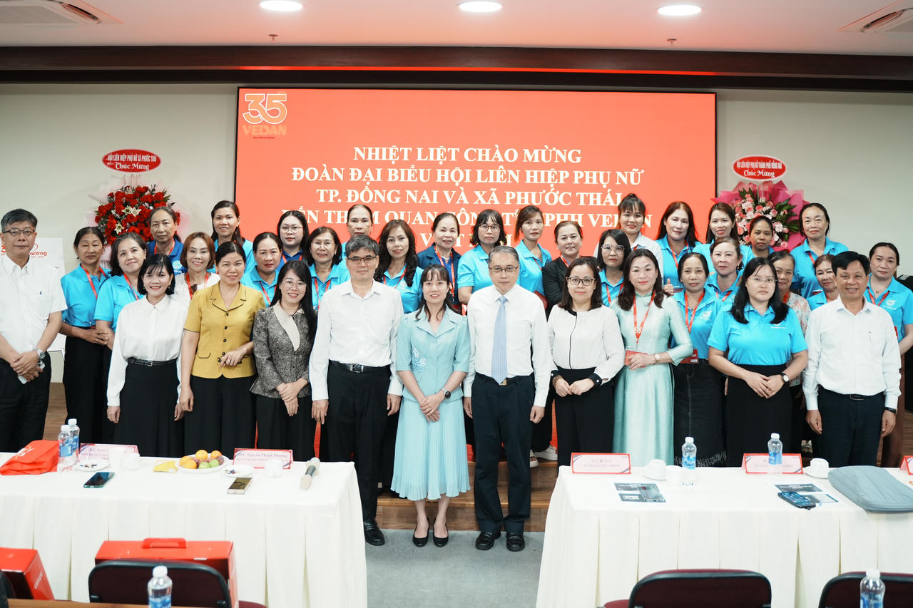 Vedan Việt Nam tri ân kỷ niệm 35 năm cùng Hội Liên hiệp Phụ nữ TP Đồng Nai
