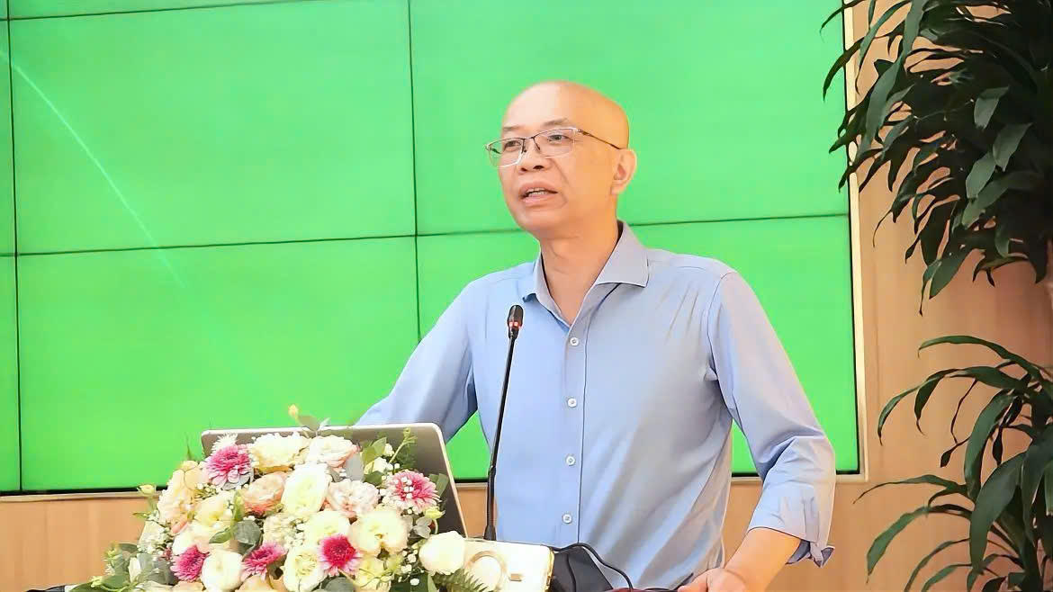 Ông Trần Thanh Hải - Phó Cục trưởng Cục Xuất nhập khẩu, đánh giá Cần Thơ có nhiều lợi thế để phát triển thành trung tâm logistics của vùng