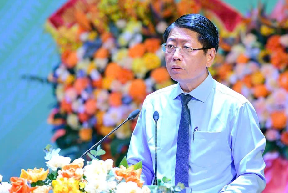 Ông Trần Song Tùng,&nbsp;Phó Chủ tịch Thường trực UBND tỉnh Ninh Bình phát biểu