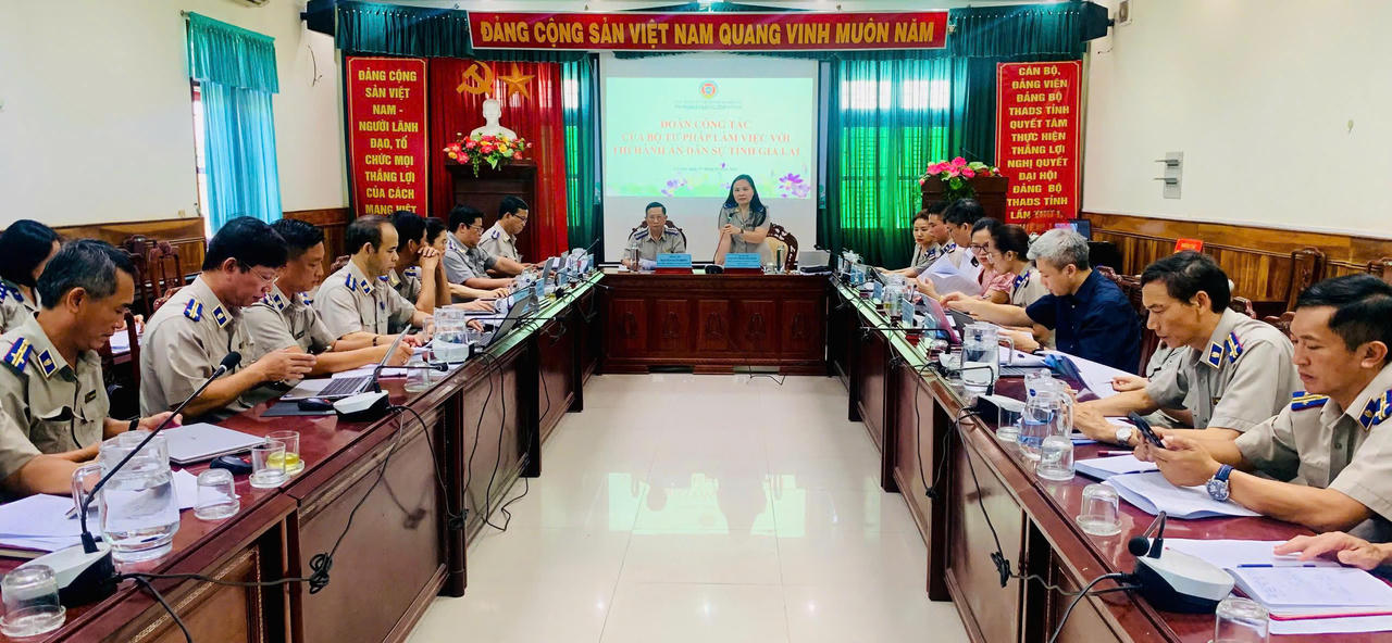 Từ những kết quả ấy, giờ đây Thi hành án dân sự tỉnh Gia Lai quyết tâm phát huy những cái mới.