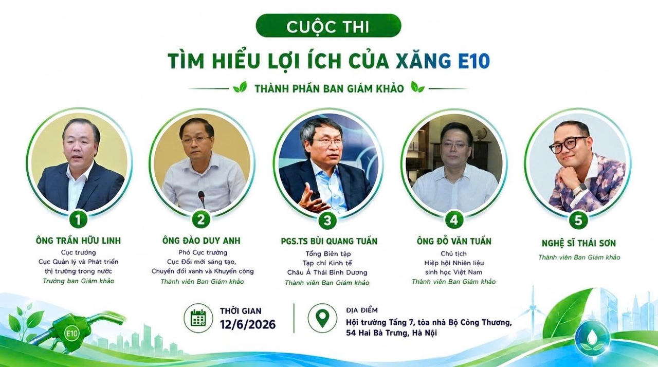 Sắp diễn ra vòng thi trực tiếp Tìm hiểu lợi ích của xăng sinh học E10