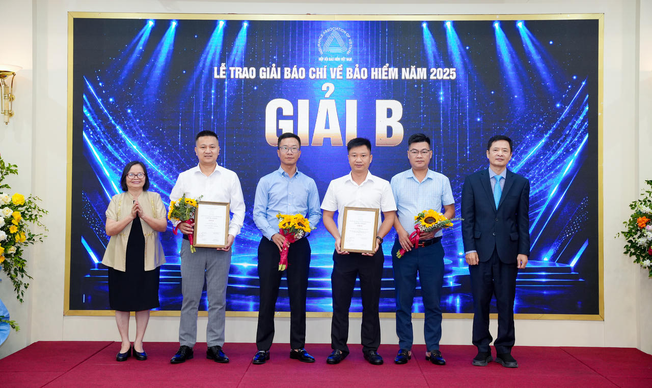 Các tác giả, nhóm tác giả có tác phẩm báo chí đạt giải B.
