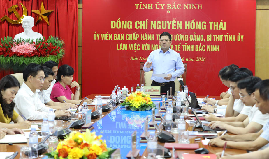 Quang cảnh buổi làm việc.