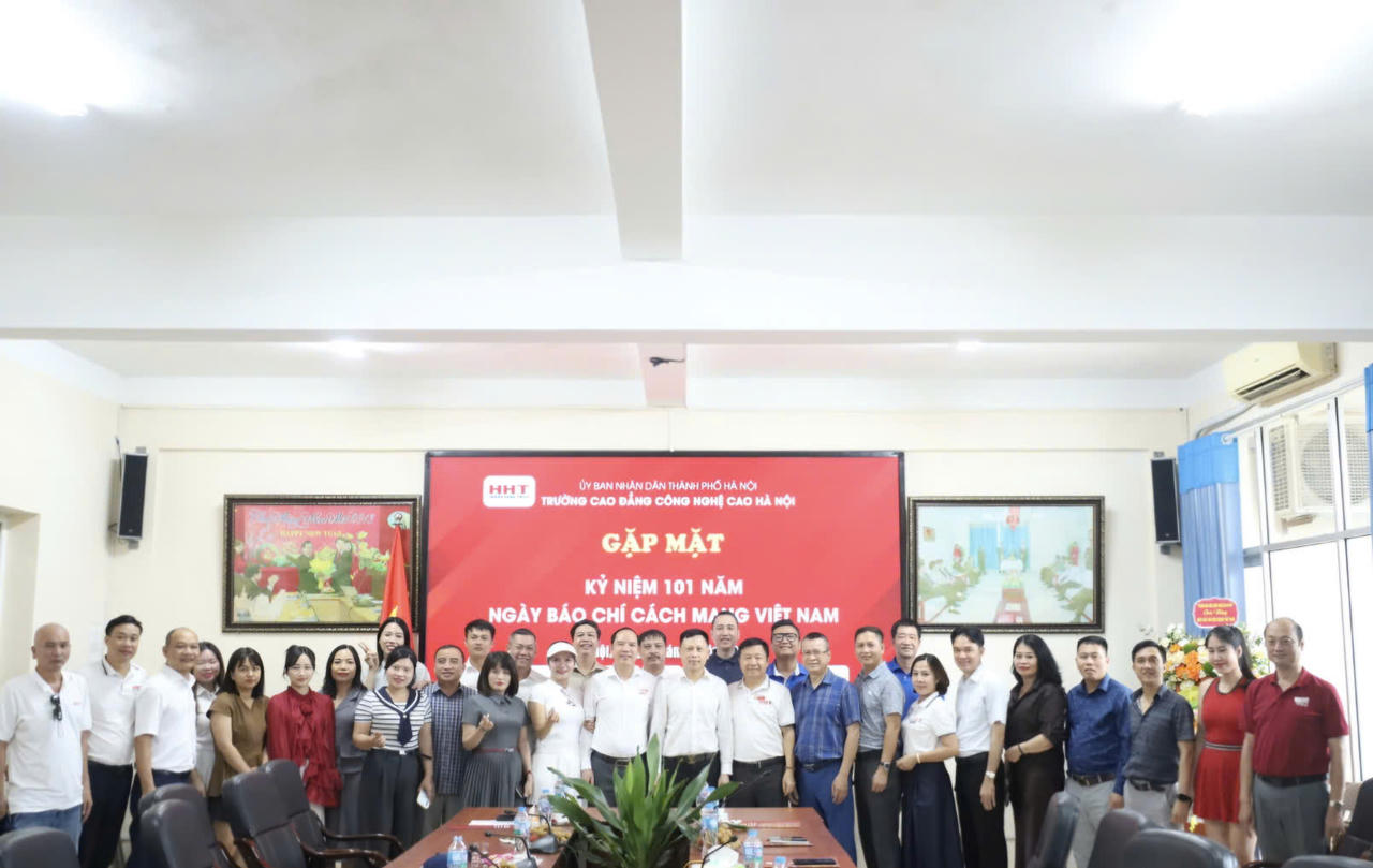 Nhịp cầu kết nối giữa Trường Cao đẳng Công nghệ cao Hà Nội và các cơ quan báo chí