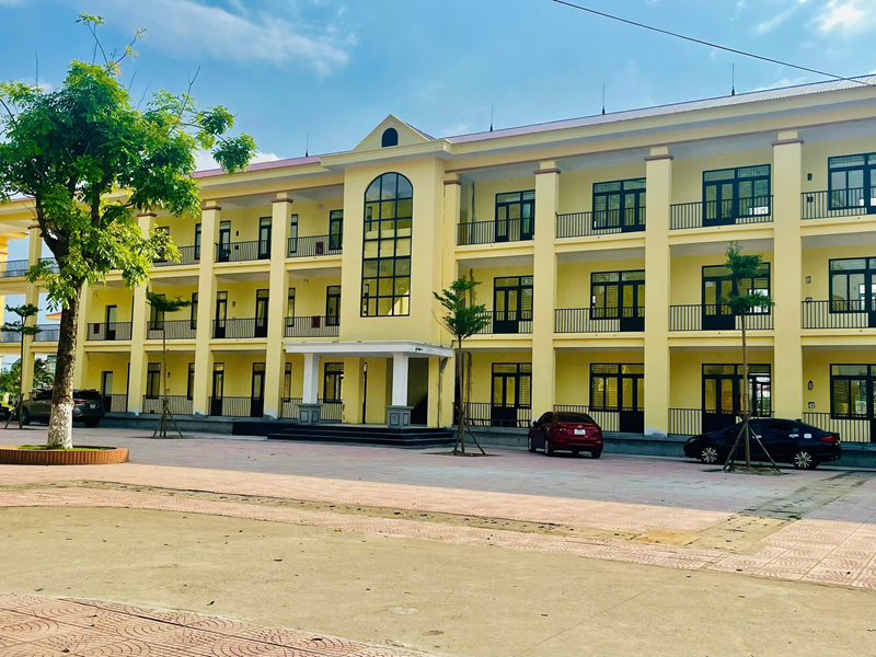 Trường Tiểu học Hoàng Lâu dự kiến đưa vào sử dụng trong tháng 7/2026.