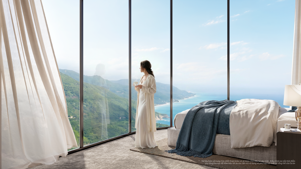 Vega Alora Residences sở hữu tầm nhìn hướng vịnh Nha Trang, núi Cô Tiên và đèo Lương Sơn, mang thiên nhiên trở thành một phần của trải nghiệm sống hàng ngày.