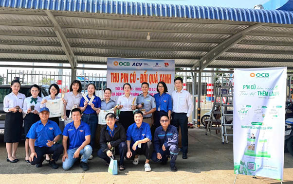 OCB lan toả thông điệp “Pin cũ hoá xanh - Trái đất thêm lành” đến cộng đồng