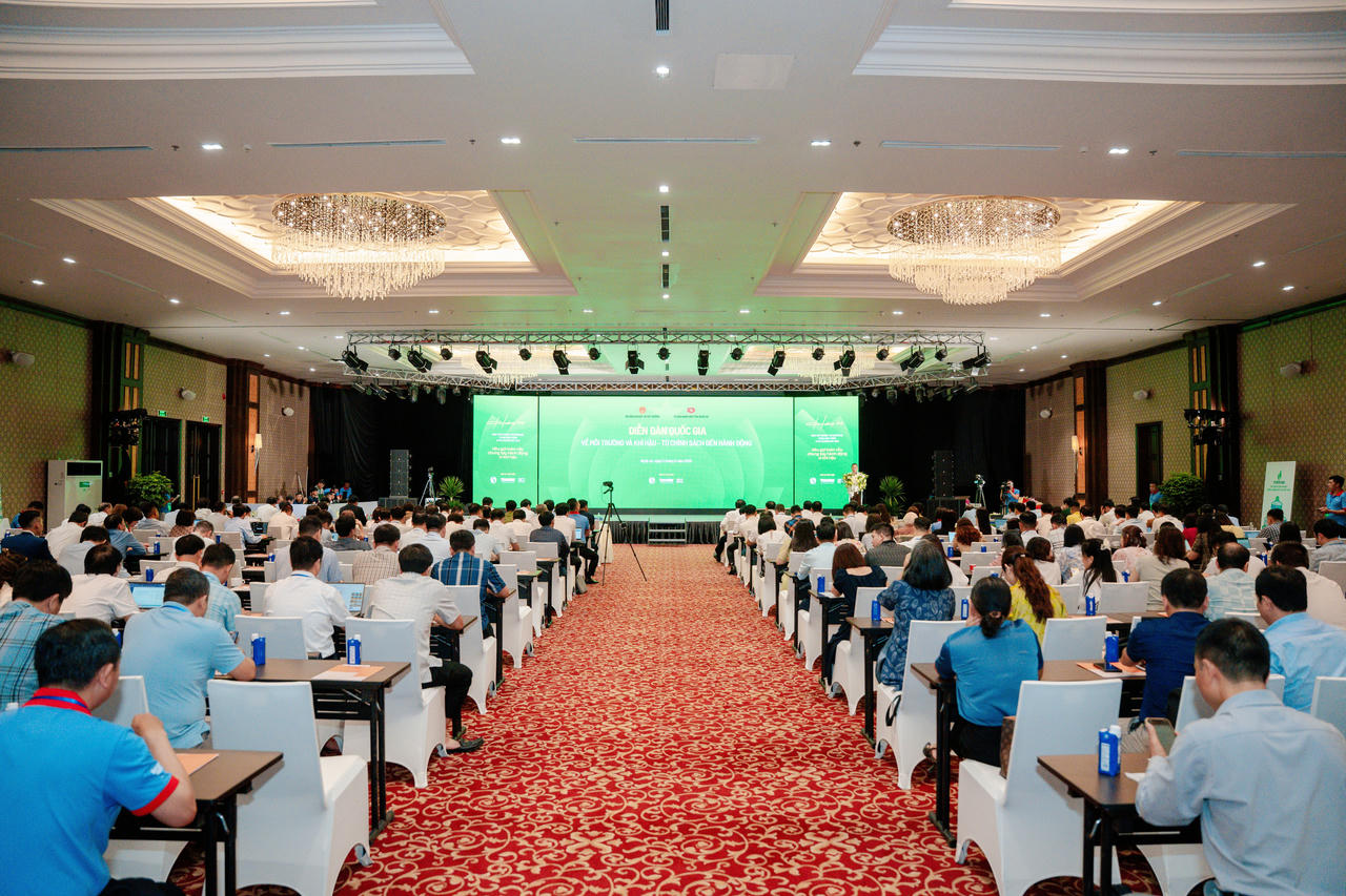 Toàn cảnh Diễn đàn quốc gia về Môi trường và Khí hậu năm 2026. (Ảnh:VN)