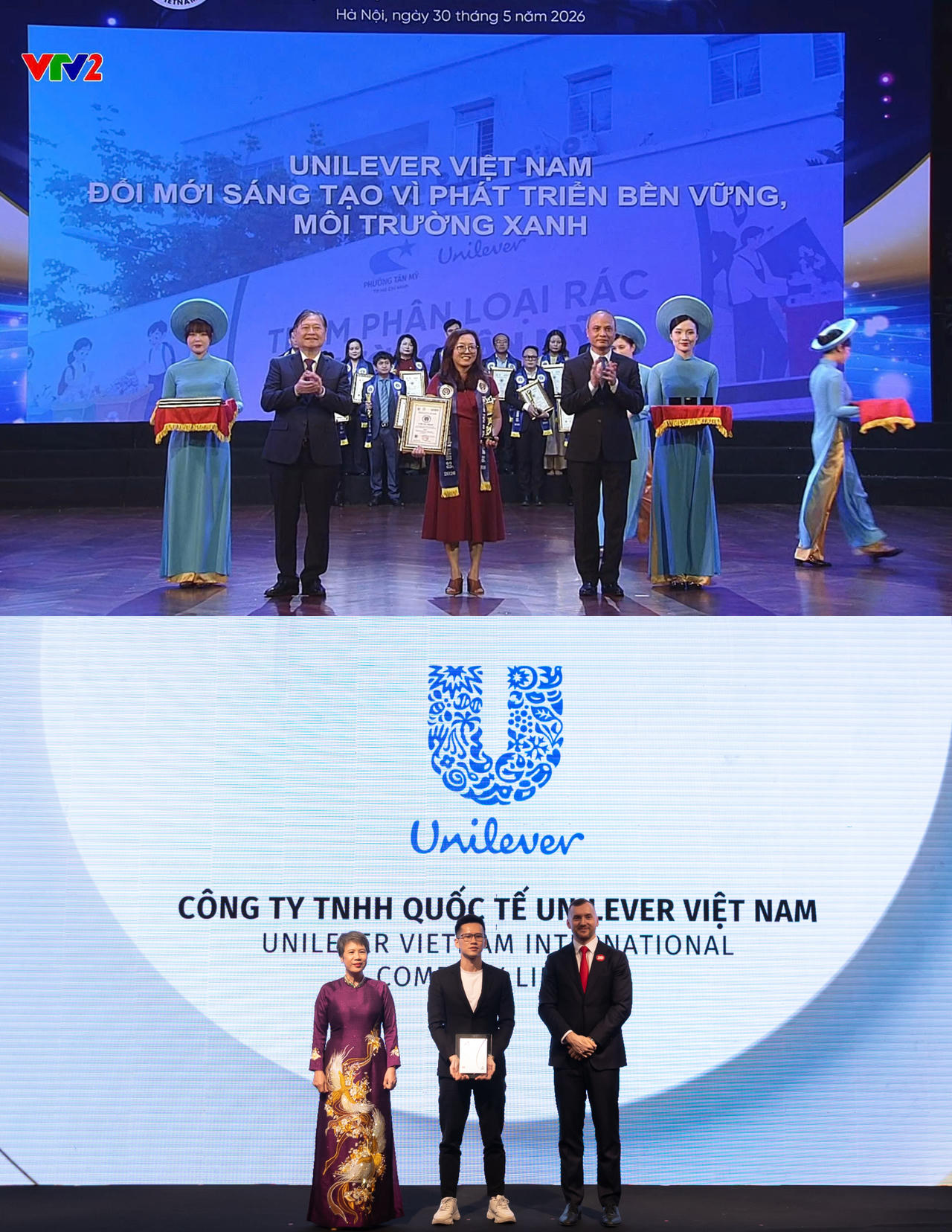Unilever được vinh danh trong Top 50 Doanh nghiệp Phát triển bền vững tiêu biểu Việt Nam 2026 và Vietnam I4 Impact Awards 2026