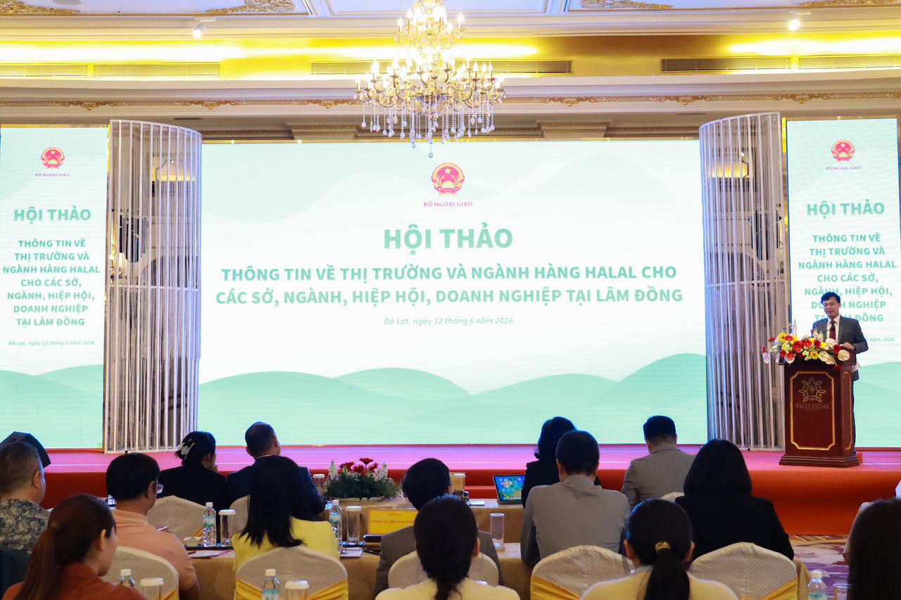 Lâm Đồng mở rộng hợp tác với thị trường Halal