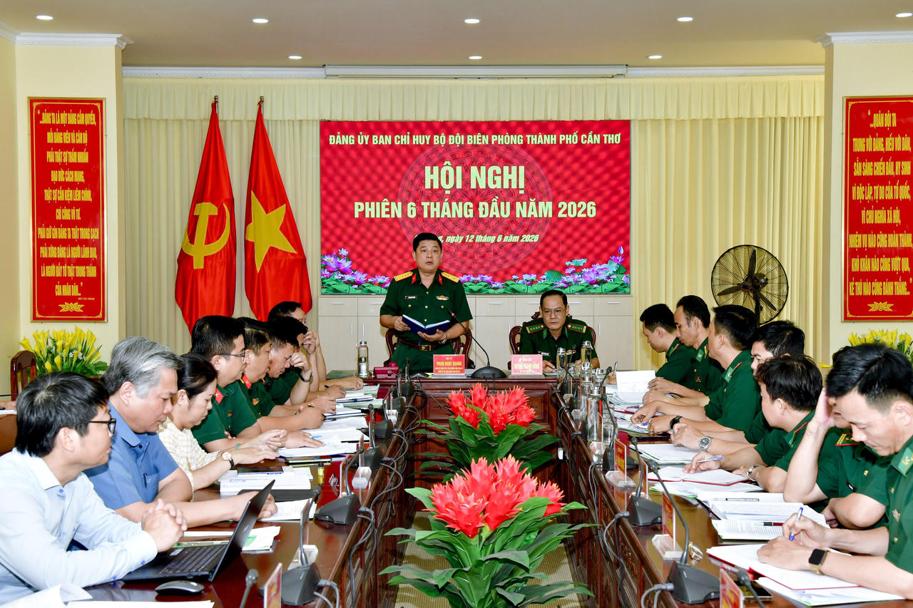 BĐBP Cần Thơ quyết tâm hoàn thành thắng lợi nhiệm vụ bảo vệ chủ quyền biên giới biển 