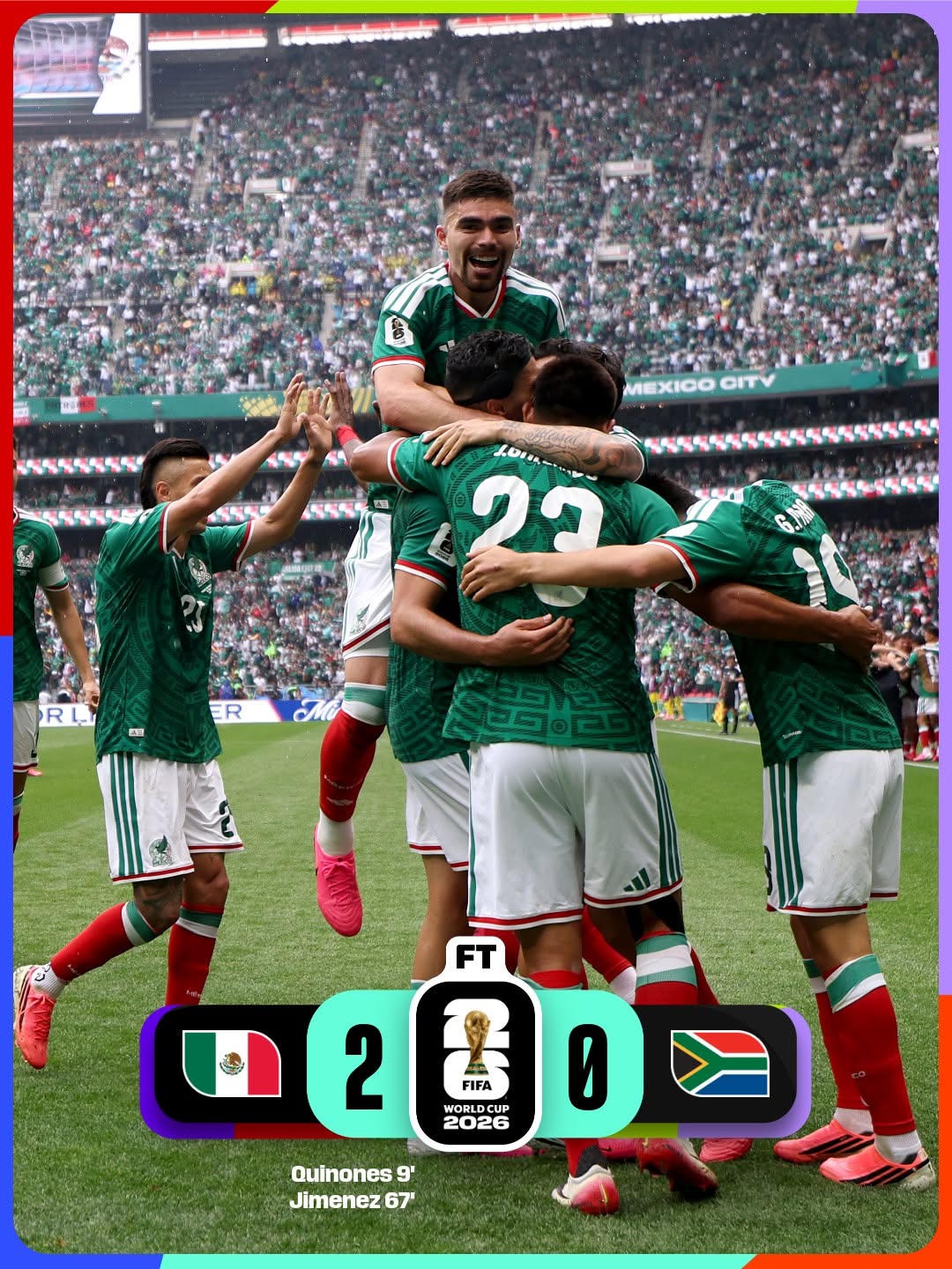 Chủ nhà Mexico thắng trận 