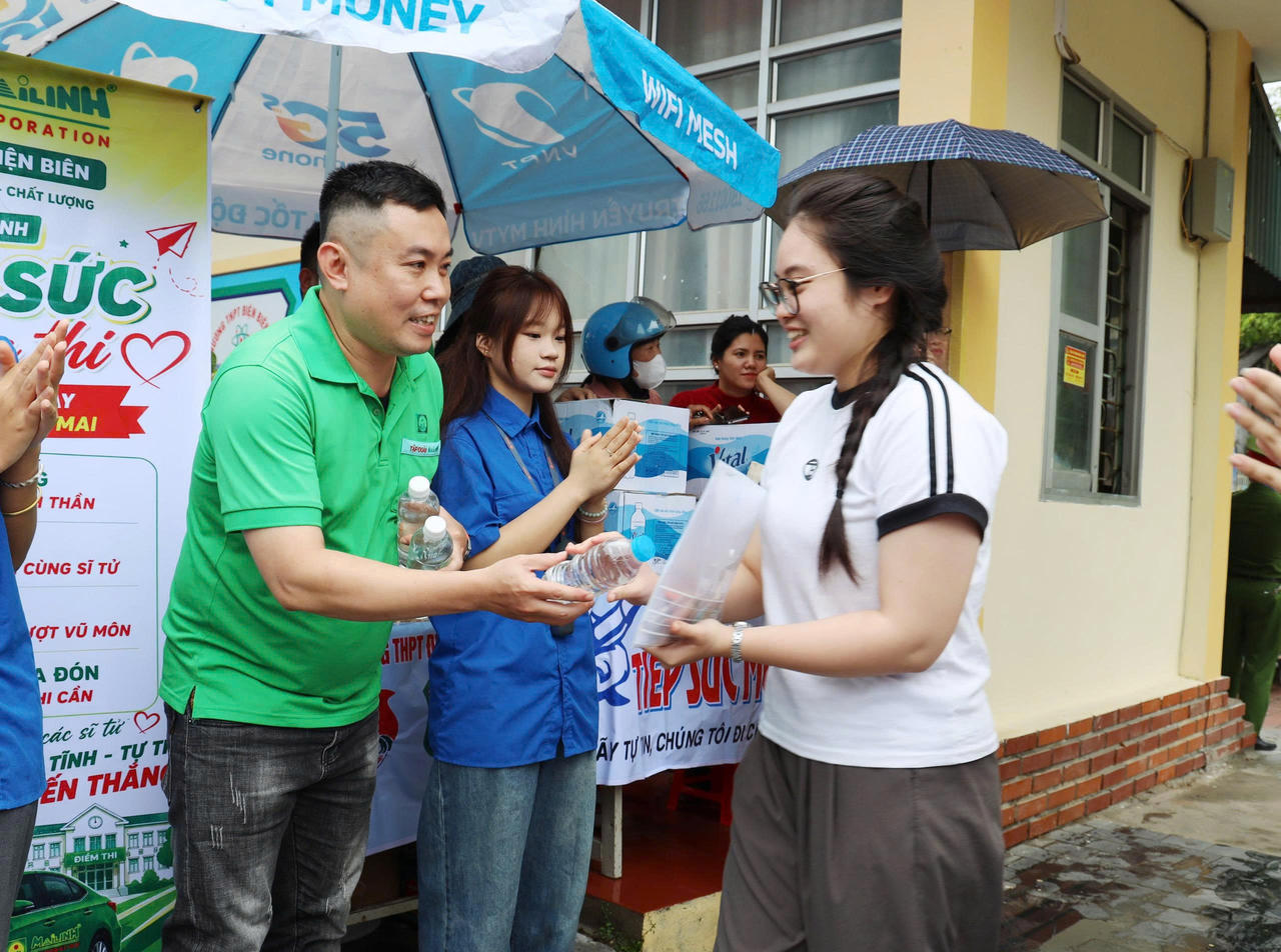 Các thí sinh tại tỉnh Điện Biên hoàn thành ngày thi thứ hai (Ảnh: CTV).