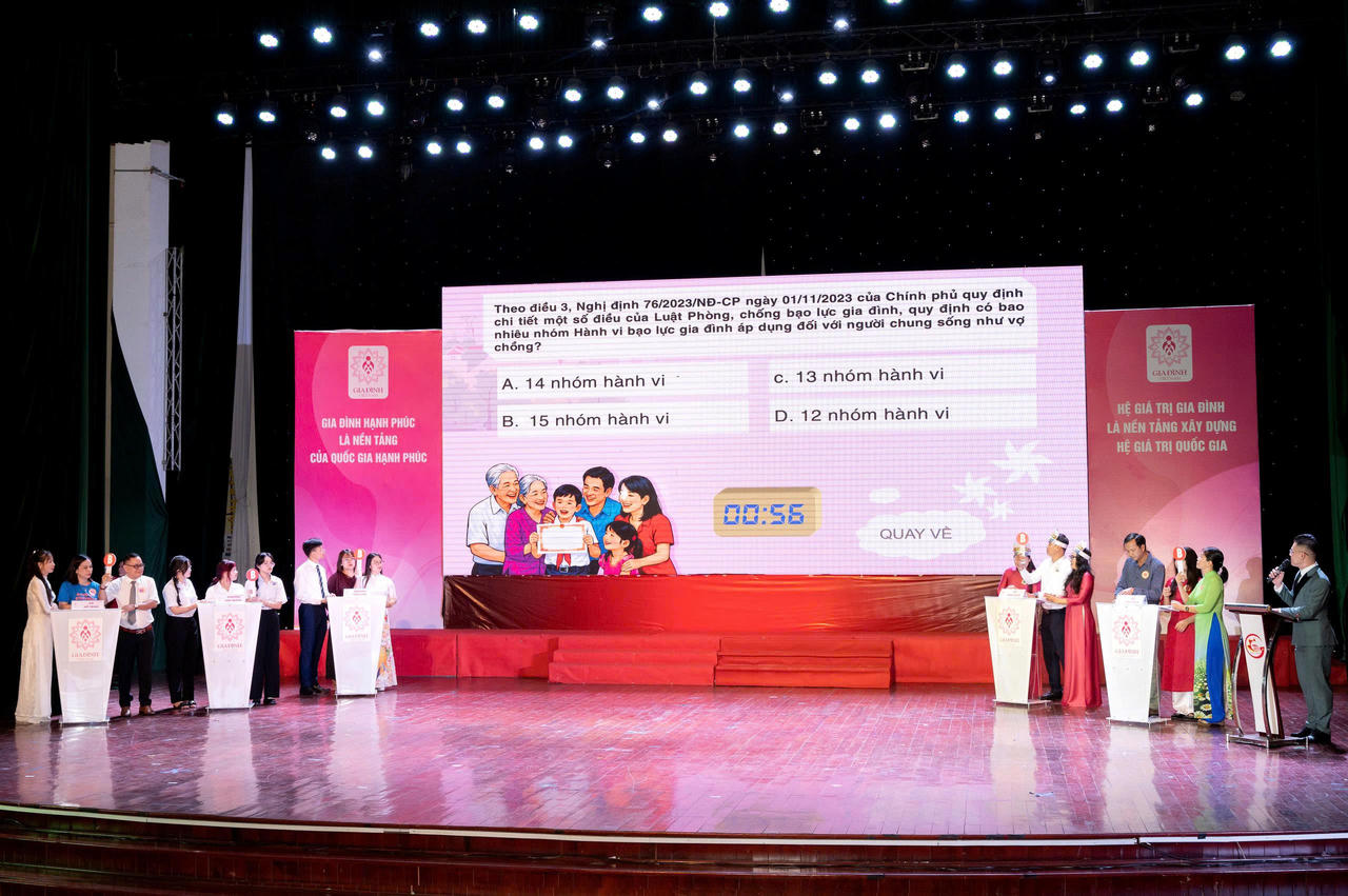 TP Hồ Chí Minh khai mạc cuộc thi tìm hiểu pháp luật về gia đình và phòng, chống bạo lực gia đình