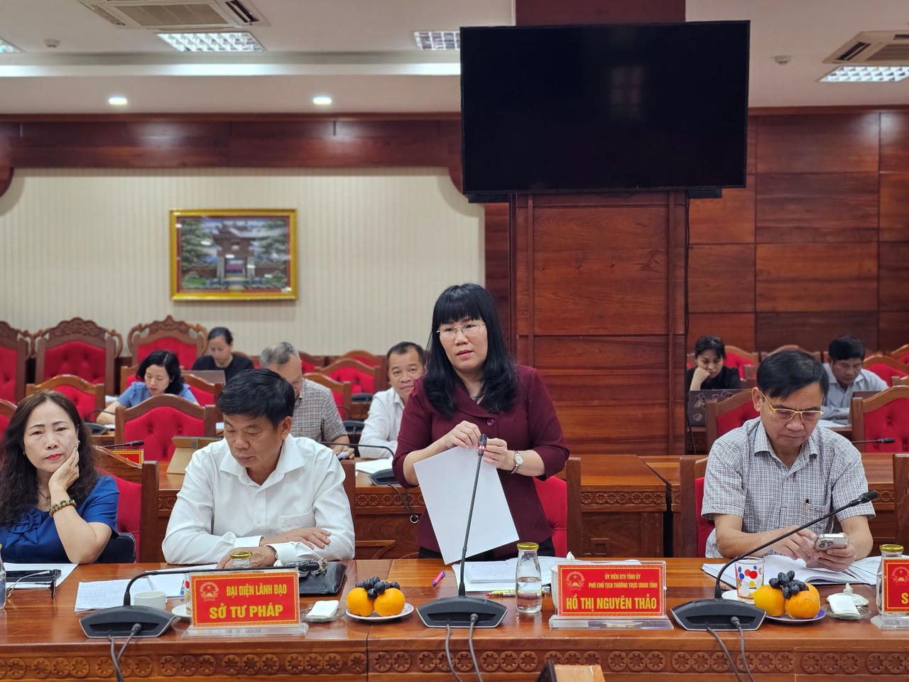 Bà Hồ Thị Nguyên Thảo – Phó Chủ tịch Thường trực UBND tỉnh Đắk Lắk