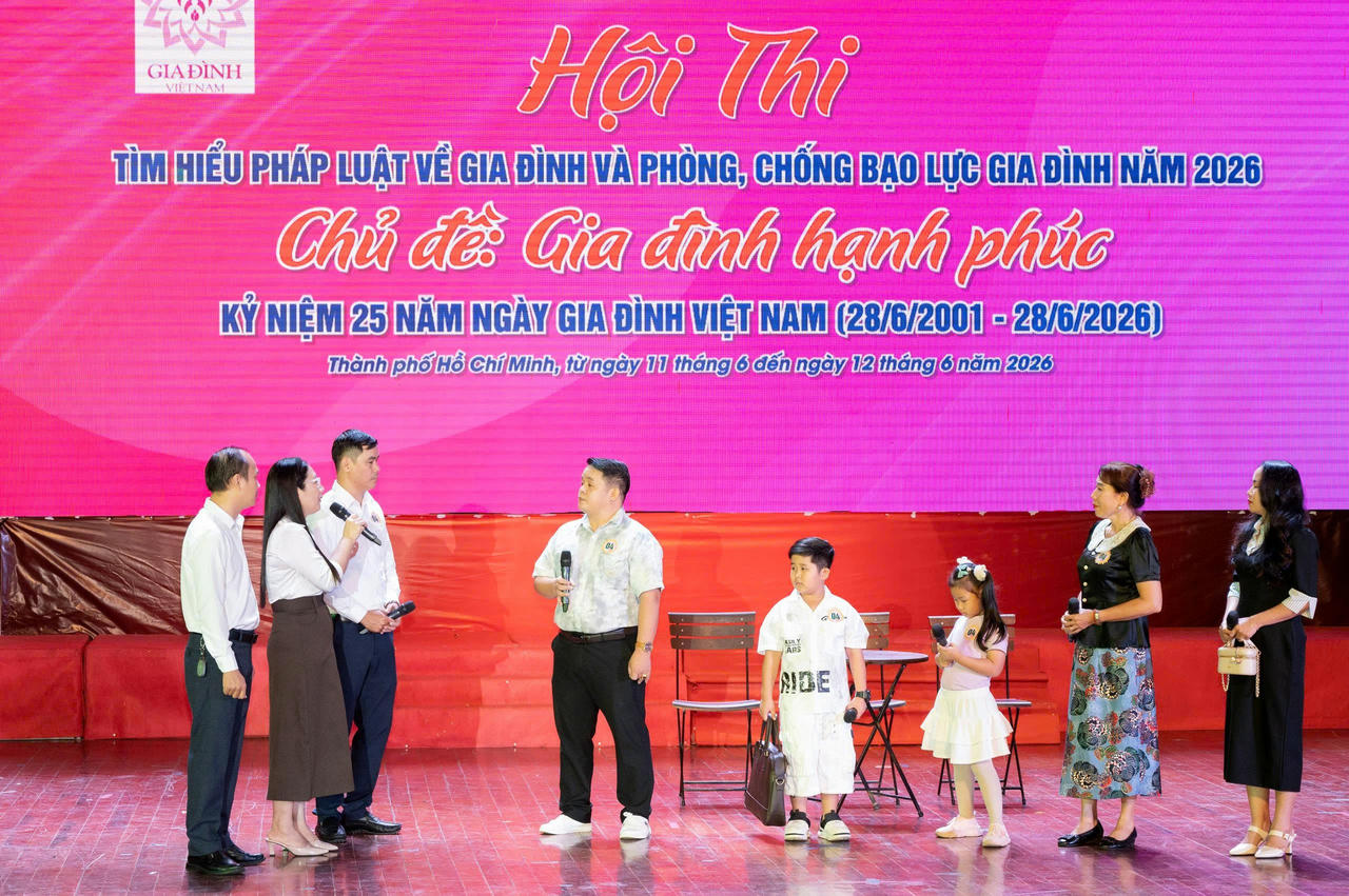 TP Hồ Chí Minh khai mạc cuộc thi tìm hiểu pháp luật về gia đình và phòng, chống bạo lực gia đình