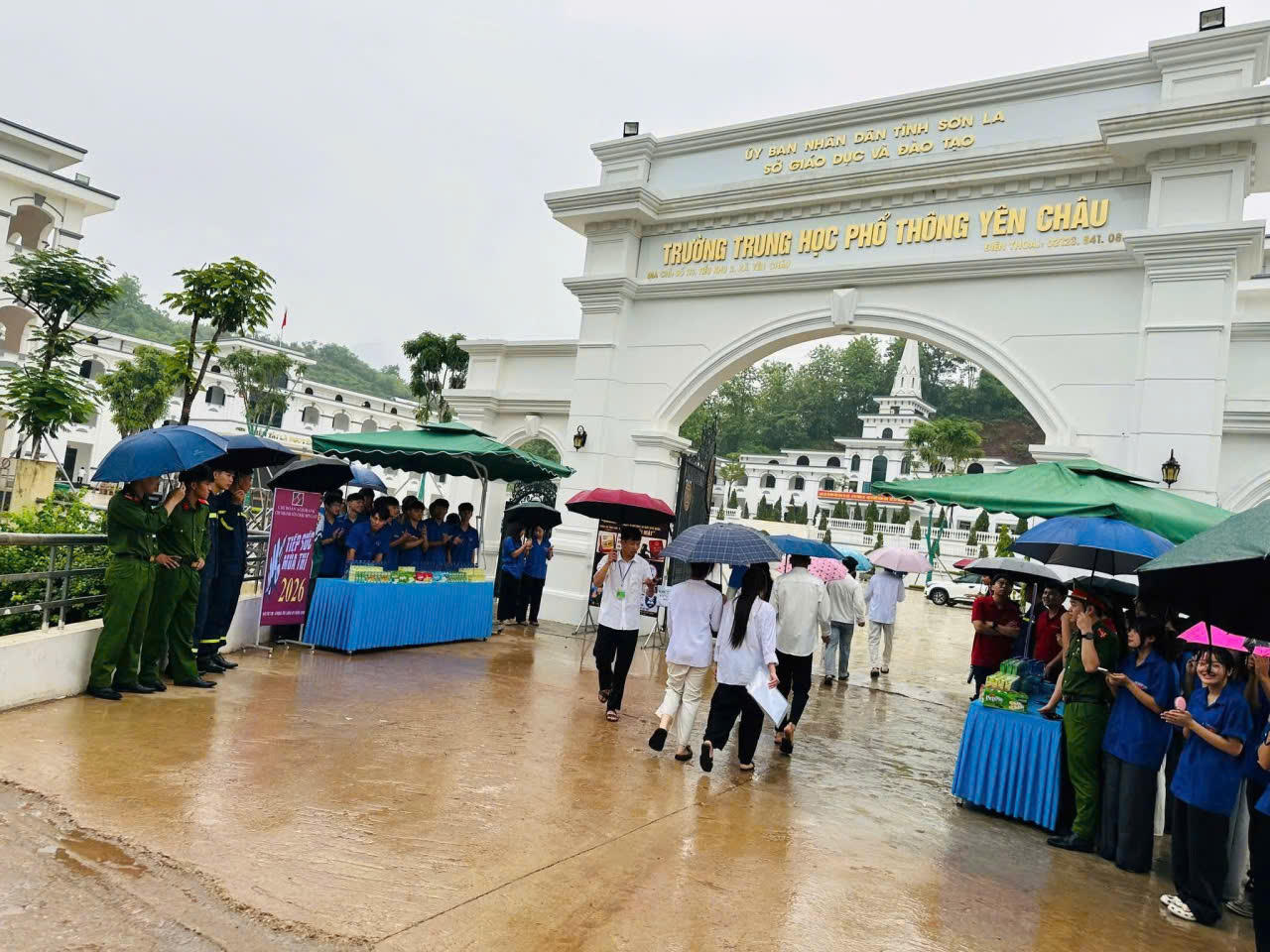 Kỳ thi tốt nghiệp THPT 2026 tại Sơn La diễn ra an toàn, nghiêm túc (Ảnh CTV).