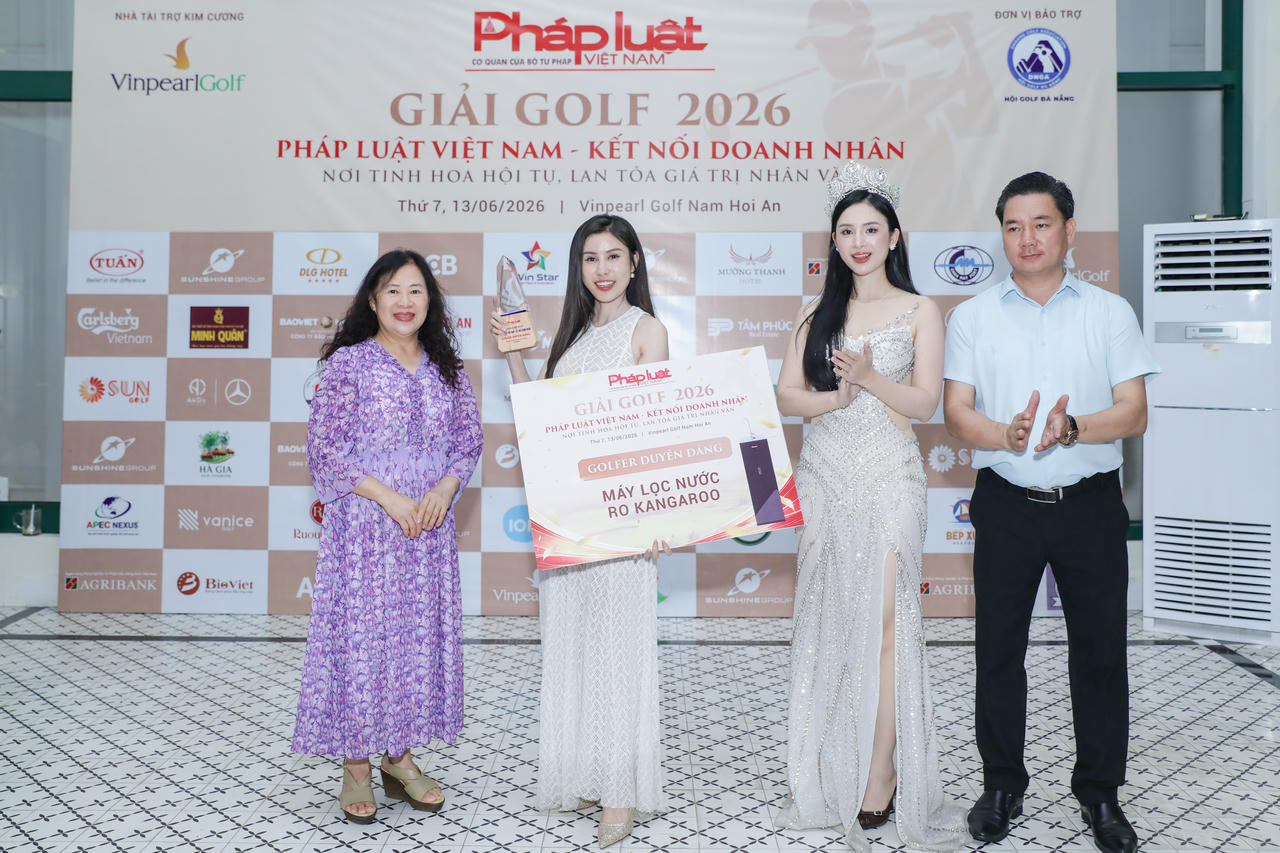Đêm Gala tôn vinh các golfer xuất sắc tại Golf Championship Pháp luật Việt Nam – Kết nối Doanh nhân 2026