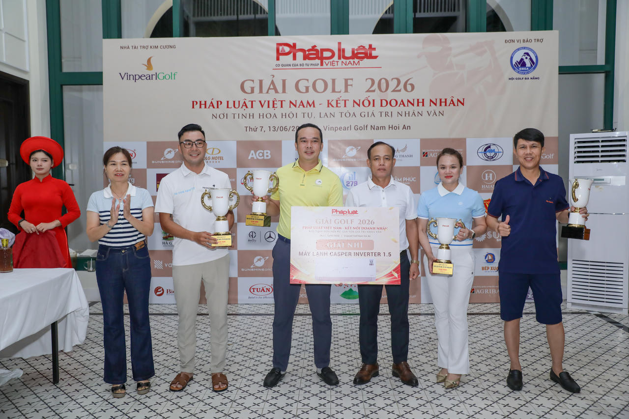 Đêm Gala tôn vinh các golfer xuất sắc tại Golf Championship Pháp luật Việt Nam – Kết nối Doanh nhân 2026