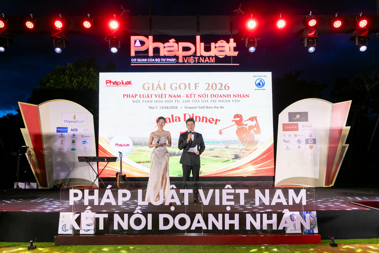 Đêm Gala tôn vinh các golfer xuất sắc tại Golf Championship Pháp luật Việt Nam – Kết nối Doanh nhân 2026