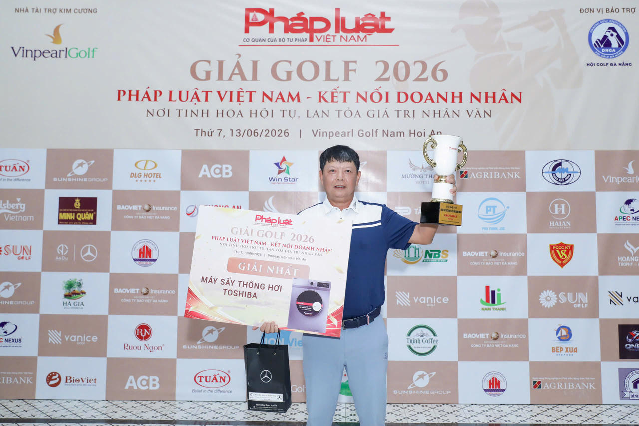 Đêm Gala tôn vinh các golfer xuất sắc tại Golf Championship Pháp luật Việt Nam – Kết nối Doanh nhân 2026