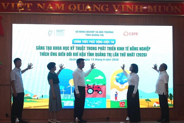 Gần 1,2 tỷ đồng cho các sáng kiến phát triển nông nghiệp thích ứng biến đổi khí hậu tại Quảng Trị