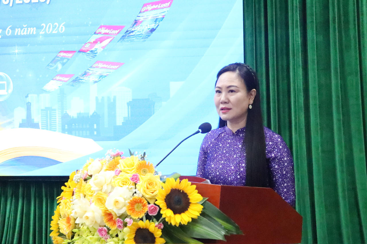 NGƯT. PGS.TS Nguyễn Minh Hằng, Phó Giám đốc Học viện Tư pháp phát biểu