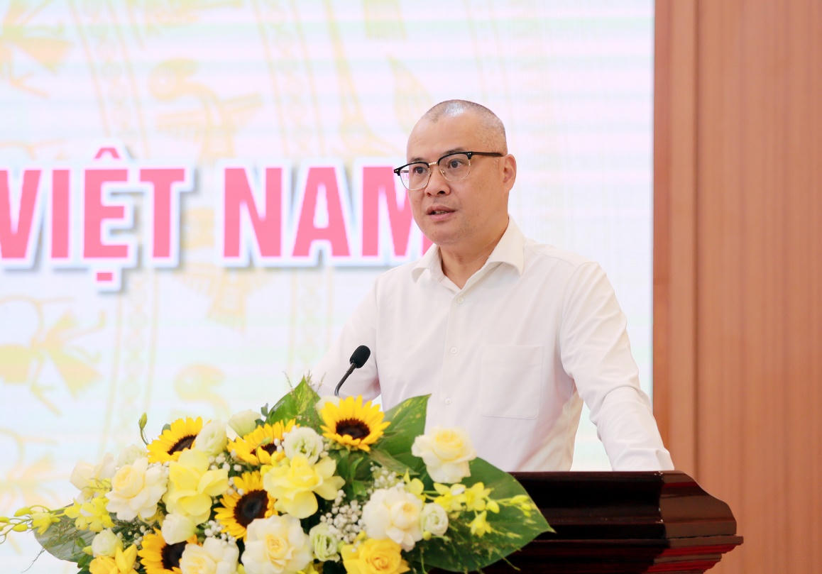 Bí thư Tỉnh ủy Phạm Đại Dương phát biểu chúc mừng tại buổi gặp mặt.&nbsp;