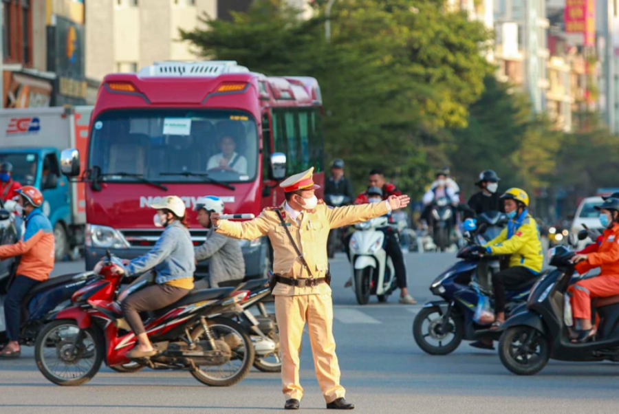 Hà Nội: Phân luồng giao thông phục vụ Đại hội đại biểu Phụ nữ toàn quốc