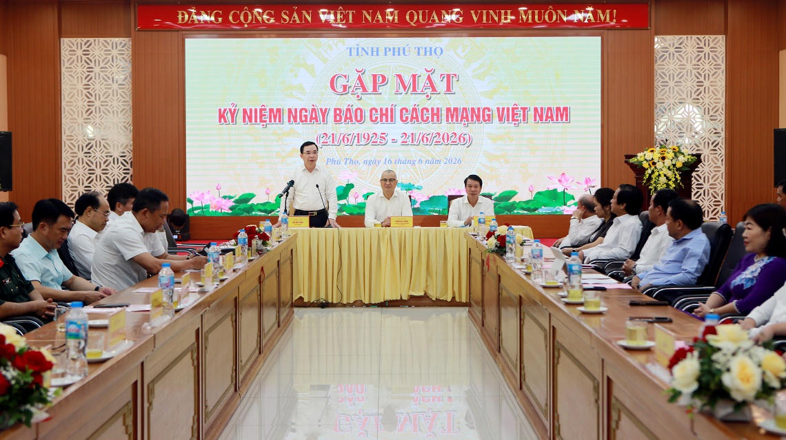 Phú Thọ gặp mặt các cơ quan báo chí nhân kỷ niệm 101 năm Ngày Báo chí Cách mạng Việt Nam
