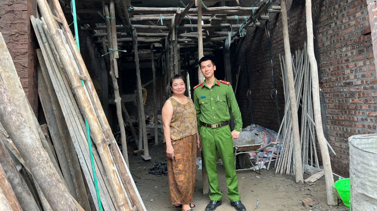 Nhờ tinh thần gần dân, sát dân, Công an xã Yên Bình đã tháo&nbsp;được "kíp nổ" một vụ việc thi hành án phức tạp. Ảnh: Nhật Nguyên.