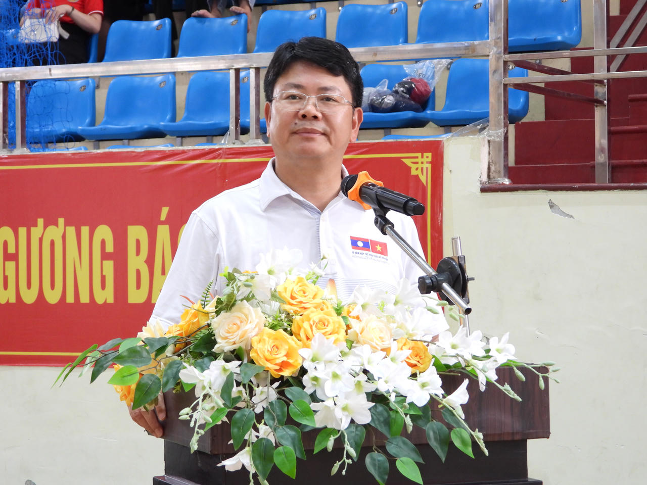 Thứ trưởng Bộ Tư pháp Việt Nam Nguyễn Thanh Tịnh, phát biểu tại chương trình.