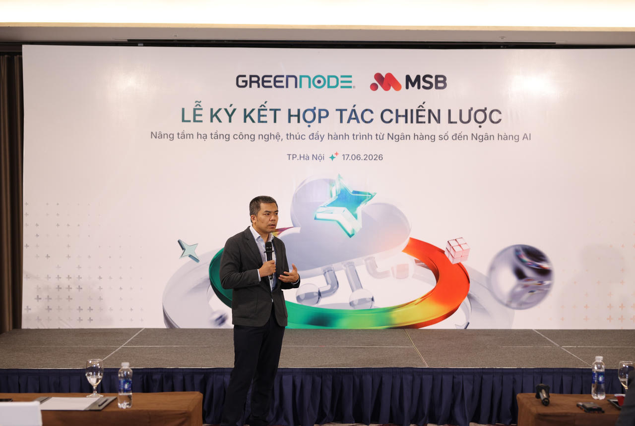 GreenNode và MSB mở rộng hợp tác chiến lược, thúc đẩy hành trình từ ngân hàng số đến ngân hàng AI